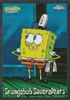 2025 Topps Chrome SpongeBob SquarePants 25th Anniversary #25 SpongeBob SquarePants