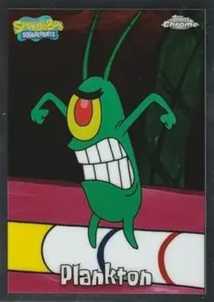 2025 Topps Chrome SpongeBob SquarePants 25th Anniversary #29 Plankton