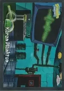 2025 Topps Chrome SpongeBob SquarePants 25th Anniversary #30 Karen Plankton
