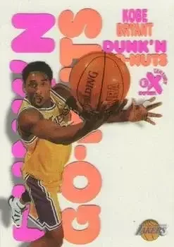 1998-99 SkyBox E-X Century #6DG Dunk'N Go-Nuts Kobe Bryant