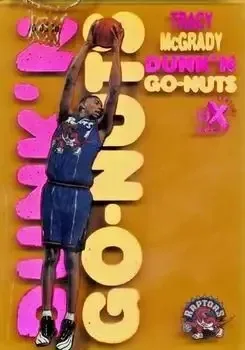 1998-99 SkyBox E-X Century #10DG Dunk'N Go-Nuts Tracy McGrady