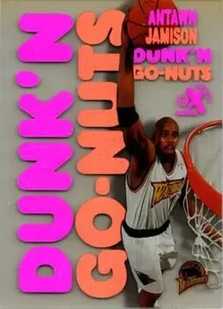 1998-99 SkyBox E-X Century #11DG Dunk'N Go-Nuts Antawn Jamison
