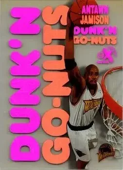 1998-99 SkyBox E-X Century #11DG Dunk'N Go-Nuts Antawn Jamison