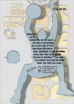 Back of Vince Carter