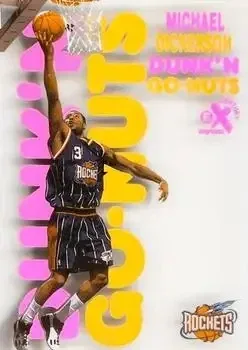 1998-99 SkyBox E-X Century #18DG Dunk'N Go-Nuts Michael Dickerson