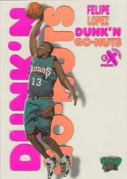 1998-99 SkyBox E-X Century #20DG Dunk'N Go-Nuts Felipe López