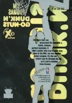 Back of Tim Thomas