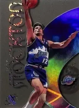 1998-99 SkyBox E-X Century #30 Essential Credentials Now John Stockton