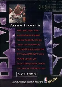 Back of Allen Iverson