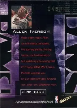 Back of Allen Iverson