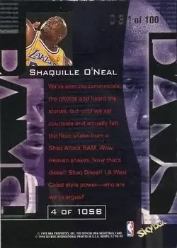 Back of Shaquille O'Neal