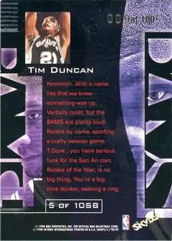 Back of Tim Duncan