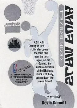 Back of Kevin Garnett