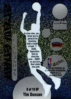 Back of Tim Duncan