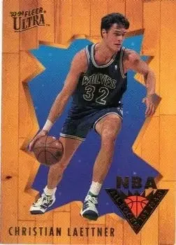 1993-94 Ultra #3 All-Rookie Team Christian Laettner