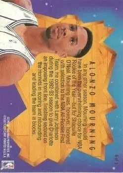 Back of Alonzo Mourning