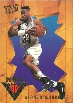 1993-94 Ultra #4 All-Rookie Team Alonzo Mourning