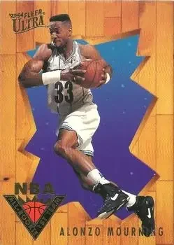 1993-94 Ultra #4 All-Rookie Team Alonzo Mourning