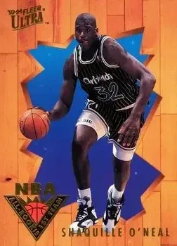 1993-94 Ultra #5 All-Rookie Team Shaquille O'Neal
