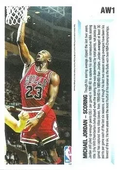 Back of Michael Jordan