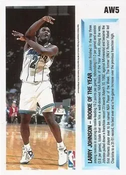 Back of Larry Johnson