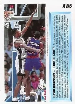Back of David Robinson