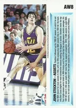 Back of John Stockton
