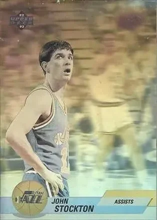 1992-93 Upper Deck #AW8 Award Winner Holograms John Stockton