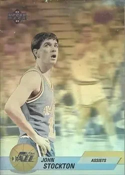 1992-93 Upper Deck #AW8 Award Winner Holograms John Stockton