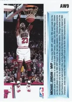 Back of Michael Jordan