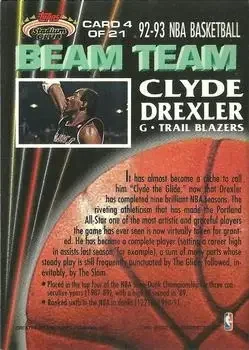 Back of Clyde Drexler