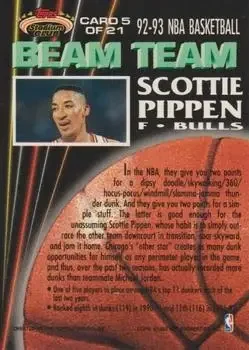Back of Scottie Pippen
