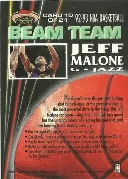 Back of Jeff Malone