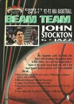Back of John Stockton