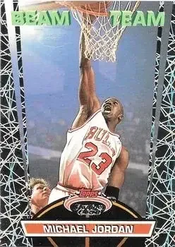 1992-93 Stadium Club #1 Beam Team · Members Only Michael Jordan