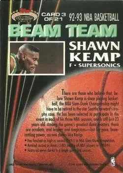 Back of Shawn Kemp