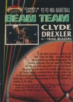 Back of Clyde Drexler
