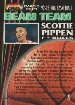 Back of Scottie Pippen