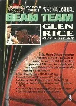 Back of Glen Rice