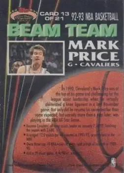 Back of Mark Price