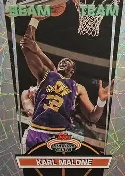 1992-93 Stadium Club #17 Beam Team · Members Only Karl Malone