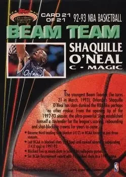 Back of Shaquille O'Neal