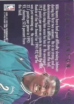 Back of Larry Johnson