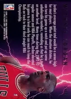 Back of Michael Jordan