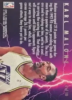 Back of Karl Malone