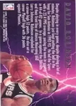 Back of David Robinson