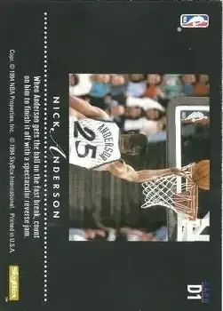 Back of Nick Anderson