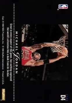 Back of Michael Jordan