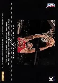Back of Michael Jordan