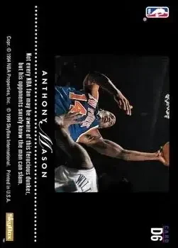 Back of Anthony Mason